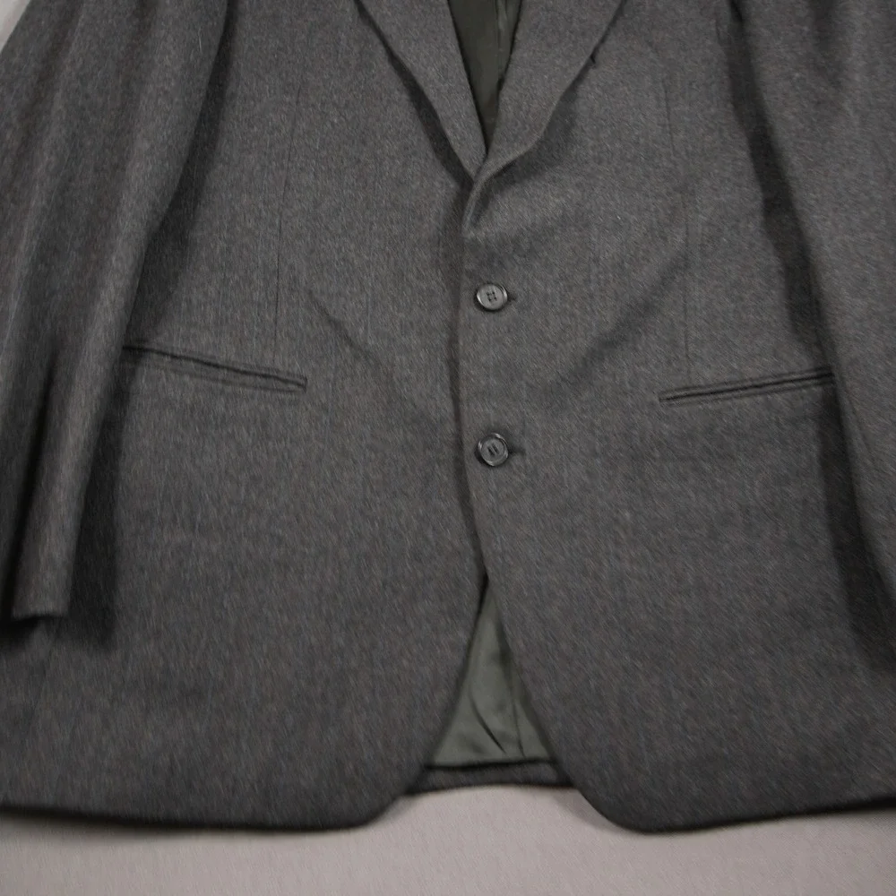 Yves Saint Laurent Pinstripe Virgin Wool Made in France Men Blazer Size 42L